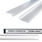 GRAFOPLAST - Coperchio per Binario 430x10 mm confezione da 36 pezzi. Il coperchio è utilizzato ove sia richiesta una particolare protezione della siglatura inserita nel binario. Il coperchiosiapplica mediante semplice pressione.