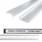 GRAFOPLAST - Coperchio per Binario 1000x20 mm confezione da 32 pezzi. Il coperchio è utilizzato ove sia richiesta una particolare protezione della siglatura inserita nel binario. Il coperchiosi applica mediante semplice pressione.