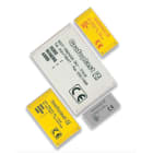 GRAFOPLAST - Tessera per Binario 67x10 mm Giallo - 96 pezzi.  Facilmente e rapidamente applicabili con una semplice pressione nei portatarghette o nei binari