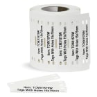 GRAFOPLAST - Targhetta cavo asolata Halogen Free Bian 75x15 - mm 1000 pezzi. Ideale per identificare guaine e gruppi di cavi. Estremamente robusta e altamente flessibile con un'elevata resistenza allo strappo.