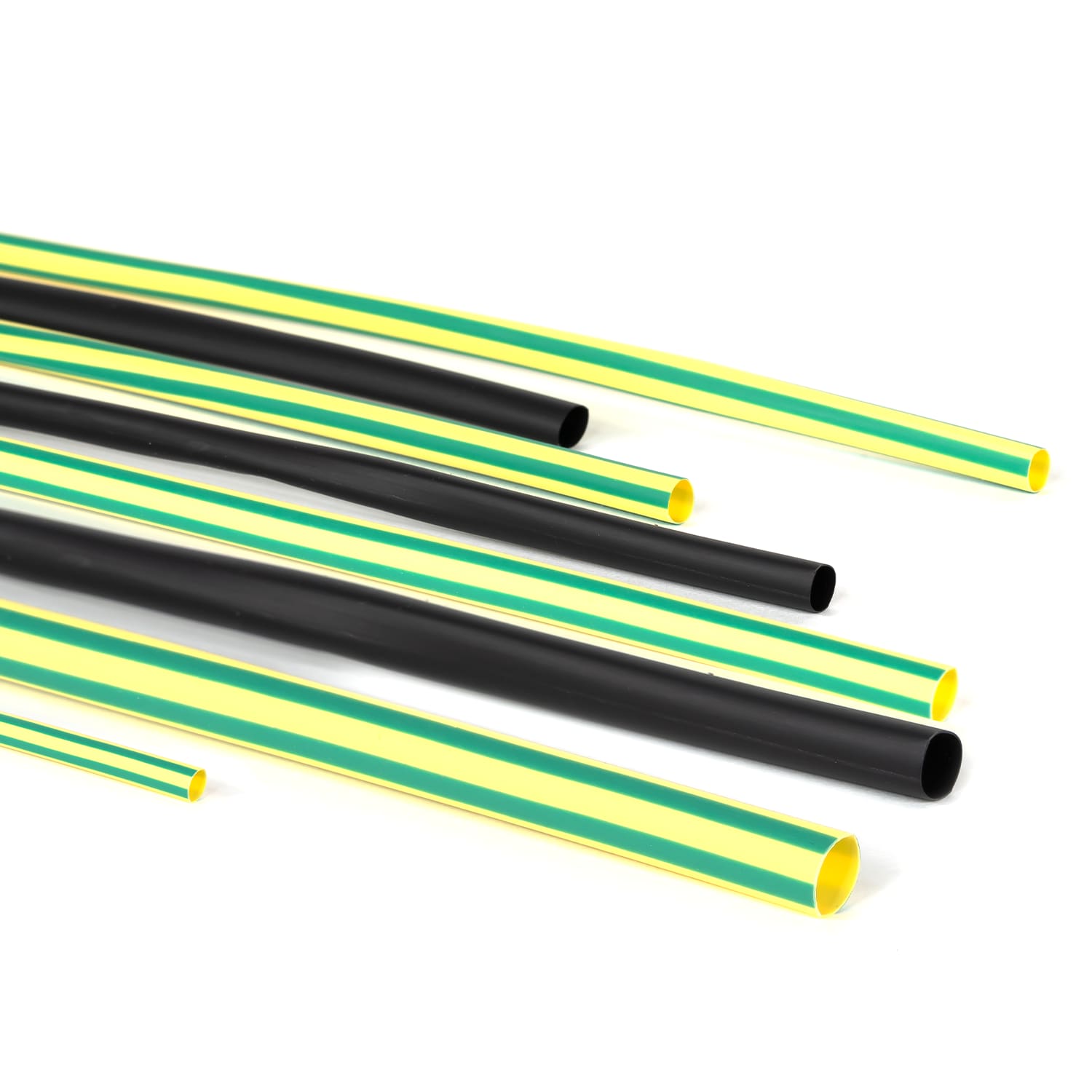 GRAFOPLAST - Guaina Halogen Free Termorestringente. 2:1 G/V diametro 18 - 30 barre UGT2S180YG