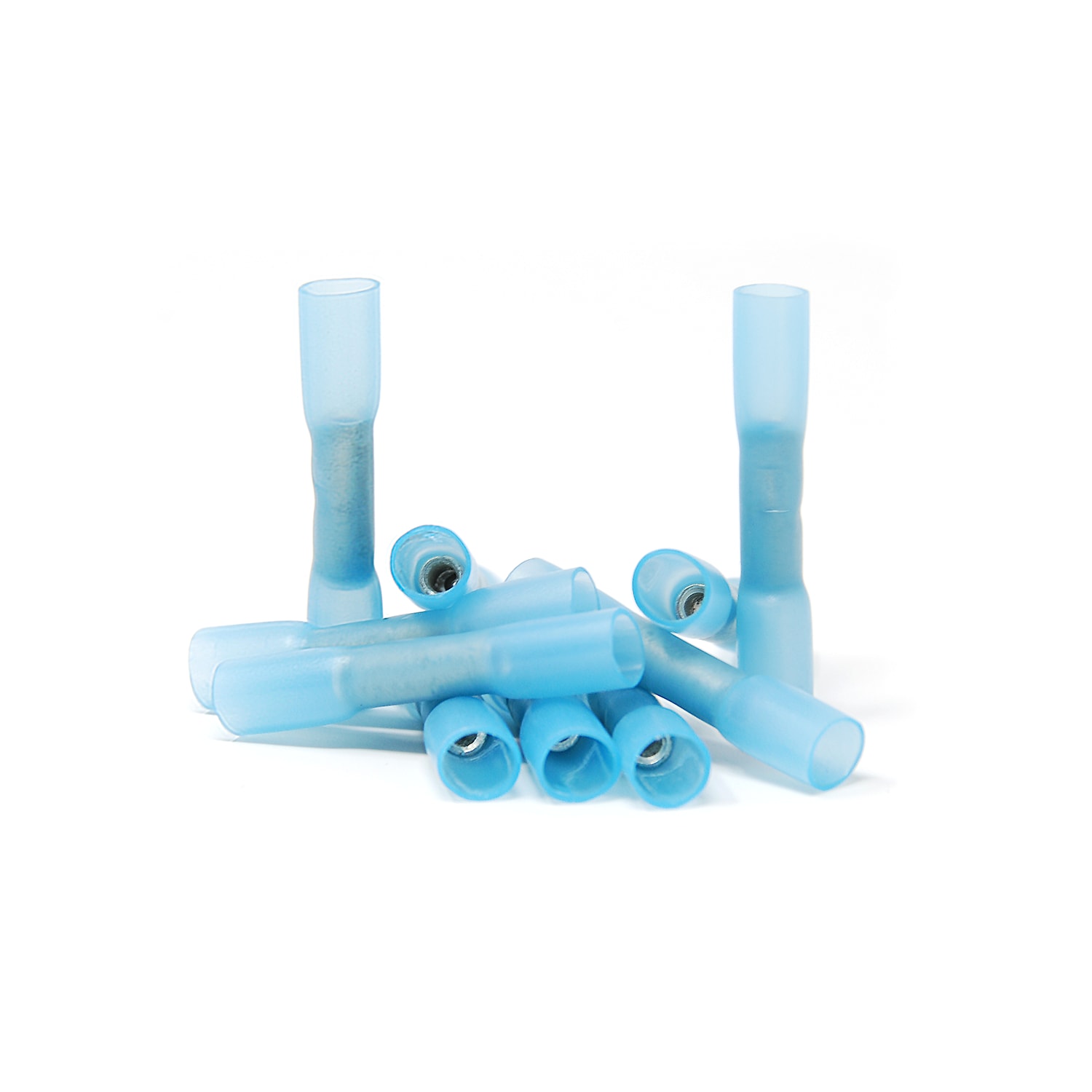 GRAFOPLAST - Giunto Crimpabile diametro= 1.5fino a2.5 mm2 Blu - 100 pezzi.