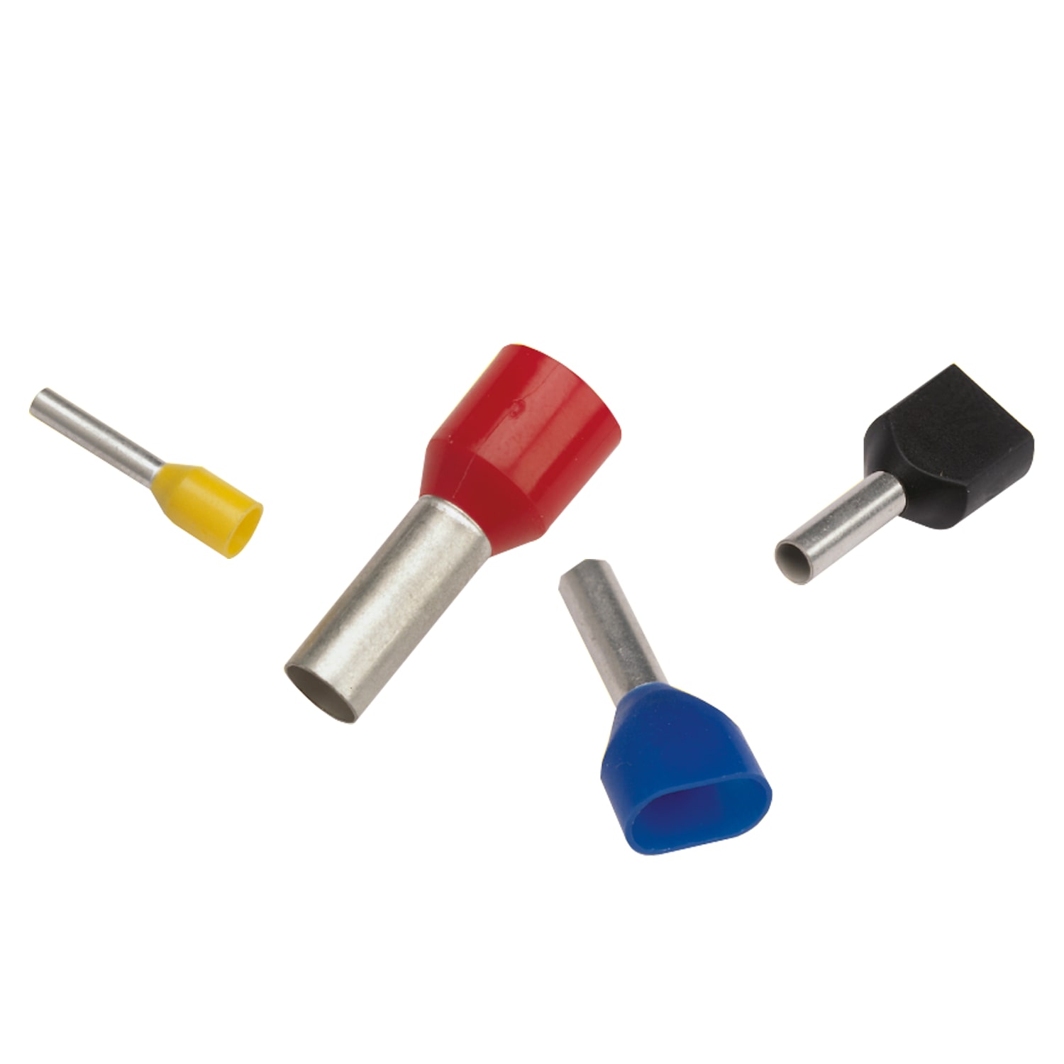 GRAFOPLAST - Terminale 6 mm2 Lunghezza 12 mm Nero - 100 pezzi. UXW06012