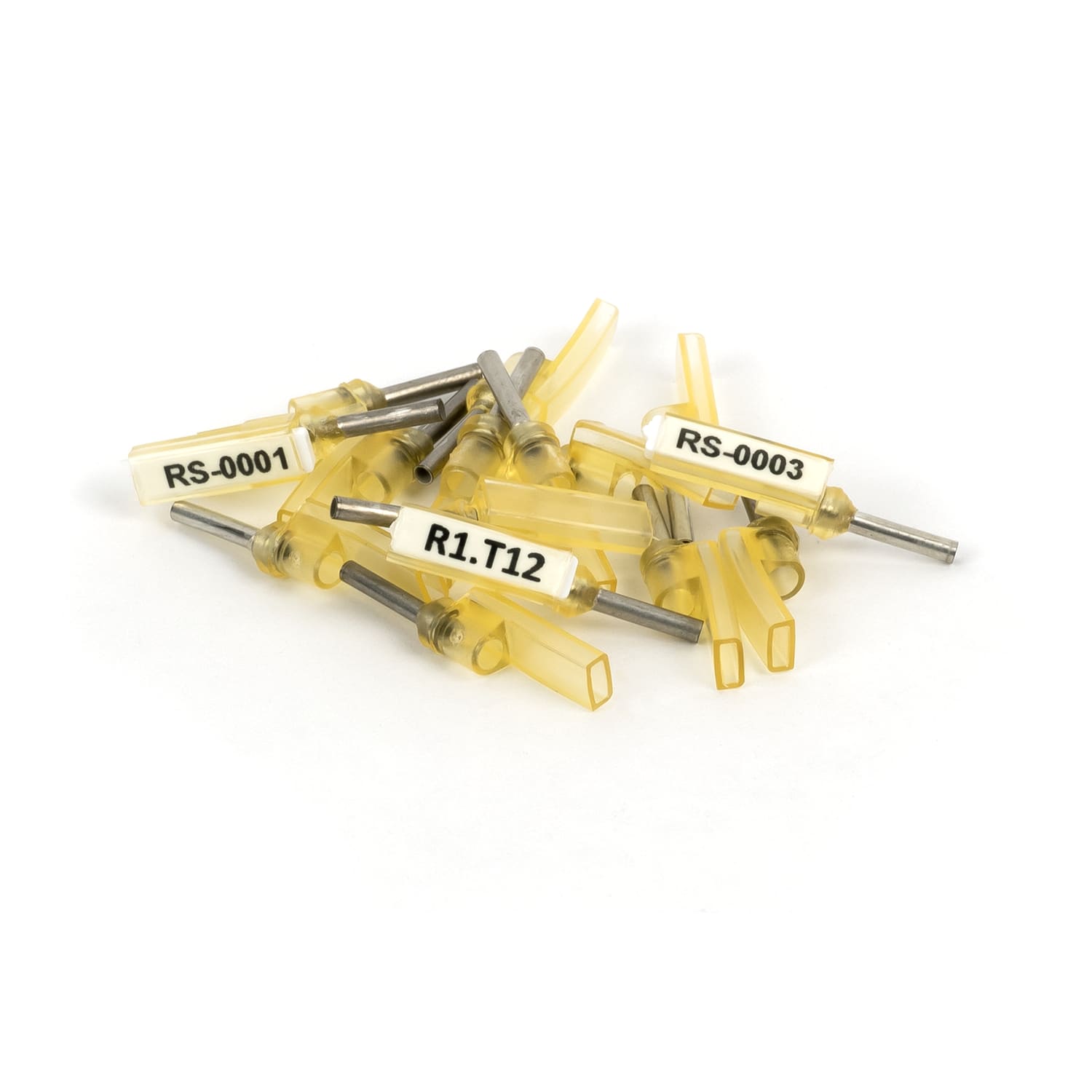 GRAFOPLAST - Spark puntalino Giallo Lunghezza 9 mm sezione= 1 mm2 - 200 pezzi