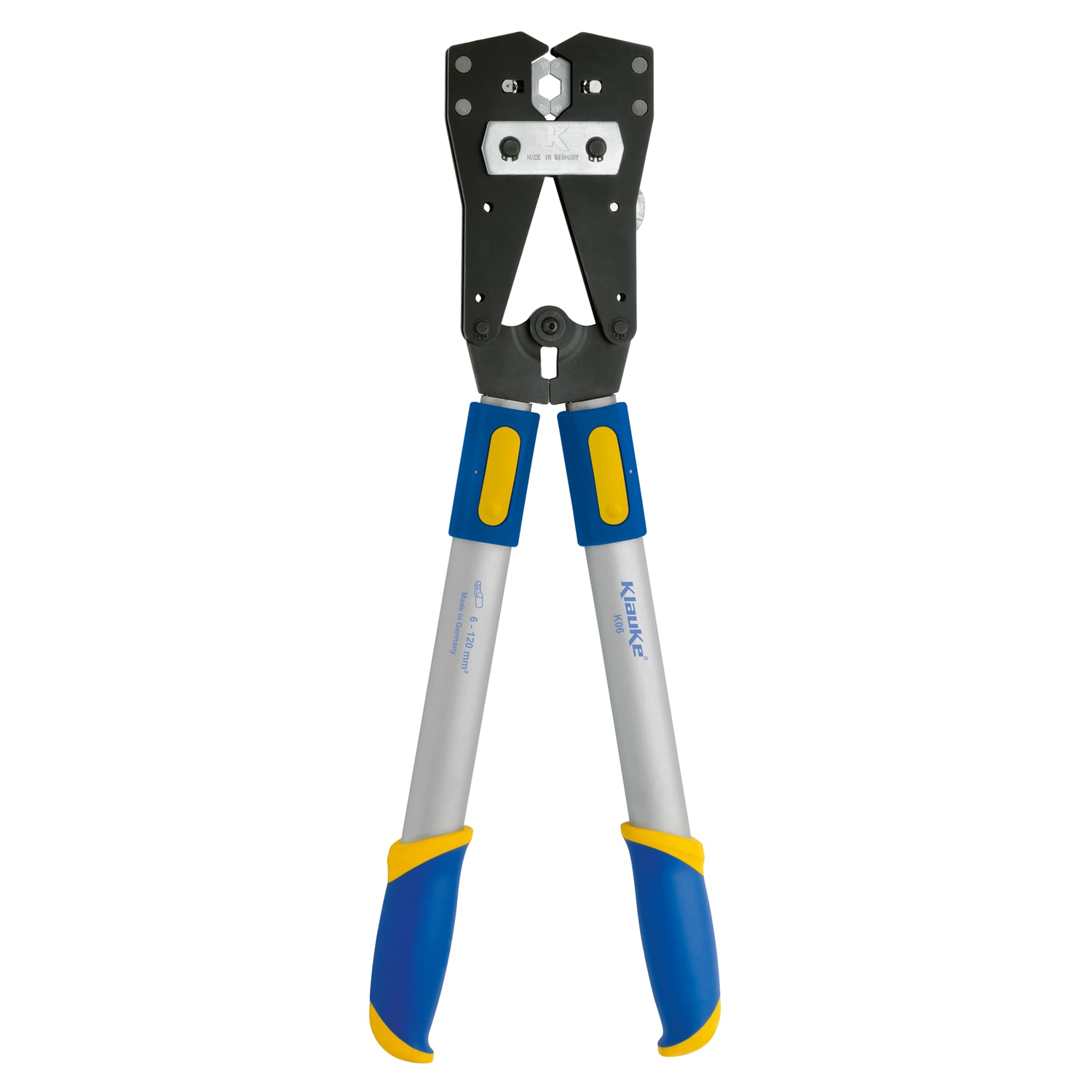 GRAFOPLAST - Crimpatrice sincronizzata per capicorda e connettori serie L 6-120mm2 - 1 pz