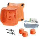 GUSTAV HENSEL - Scatola di derivazione con mantenimento della funzione, 1,5 e 2,5 mmq, 5 poli, termoplastica