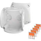 GUSTAV HENSEL - Cassetta di derivazione per cavi 0,75-2,5 mmq 3 phases, 5x 3-conductor splice connectors DK 0102 W