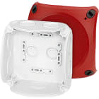 GUSTAV HENSEL - Scatola di derivazione per cavi fino a 4 mmq senza terminale, con coperchio rosso