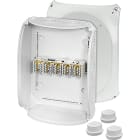 GUSTAV HENSEL - Cassetta di derivazione per cavi 25 mmq, 3 fasi, 5 poli Diramazione linea principale cl.