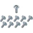 GUSTAV HENSEL - Vite di montaggio DK, 10 mm, Torx T15, per materiale da 0,5 a 4 mm, rondella da 9 mm