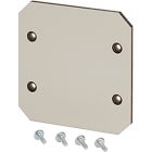 GUSTAV HENSEL - Piastra di montaggio in materiale isolante spessore 4 mm, per EB 06.. Cassette vuoto