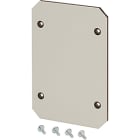 HENSEL - Piastra di montaggio in materiale isolante spessore 4 mm, per EB 10.. Cassette vuoto