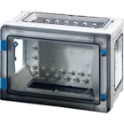 HENSEL - Scatola vuota ENYSTAR, misure di montaggio 216x126x136mm, sportello trasparente