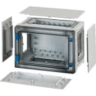 HENSEL - Scatola vuota ENYSTAR, misure di montaggio 216x126x136mm, sportello trasparente