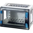 HENSEL - Scatola vuota ENYSTAR, misure di montaggio 216x126x136mm, sportello trasparente