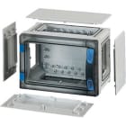 HENSEL - Scatola vuota ENYSTAR, misure di montaggio 216x126x136mm, sportello trasparente
