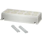 HENSEL - Flangia di montaggio ENYSTAR dimensione 2 8x M25/32, 2x M25/32/40