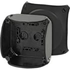 GUSTAV HENSEL - Cassetta di derivazione per cavi senza terminale pareti dei quadri MI senza prestampaggi, nero KF 0400 C