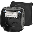 GUSTAV HENSEL - Cassetta di derivazione per cavi 1,5-2,5 mmq 4 mmq 1 fase, 5 poli, nero