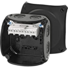 HENSEL - Cassetta di derivazione per cavi 1,5-4 mmq 6 mmq 1 fase, 5 poli, nero