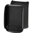 GUSTAV HENSEL - Cassetta di derivazione per cavi senza terminale pareti dei quadri MI senza prestampaggi, nero KF 5000 C