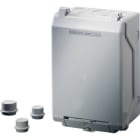 GUSTAV HENSEL - Centralino KV, vuoto, dimensioni di montaggio con integrata Piastra di montaggio 133x205x95 mm