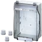 HENSEL - Centralino KV, vuoto, dimensioni di montaggio con integrata Piastra di montaggio 133x205x95 mm