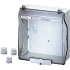 HENSEL - Centralino KV, vuoto, dimensioni di montaggio con integrata Piastra di montaggio 182x205x95 mm