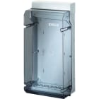 GUSTAV HENSEL - Centralino KV, vuoto, con piastra di montaggio, Dimensioni di montaggio 245x440x160 mm