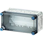 HENSEL - Alloggiamento vuoto Mi, dimensioni di montaggio 275x125x146mm, coperchio trasparente