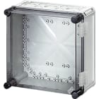 HENSEL - Quadro singolo vuoto Mi, Dimensioni di montaggio 275x275x146mm, coperchio trasparente