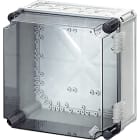 HENSEL - Quadro singolo vuoto Mi, Dimensioni di montaggio 275x275x191mm, coperchio trasparente