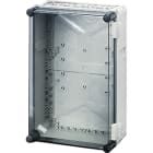 HENSEL - Quadro singolo vuoto Mi, Dimensioni di montaggio 275x425x146mm, coperchio trasparente