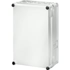 HENSEL - Quadro singolo vuoto Mi, Dimensioni di montaggio 275x425x146mm, coperchio non trasparente