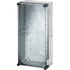 GUSTAV HENSEL - Quadro singolo vuoto Mi, Dimensioni di montaggio 275x575x146mm, coperchio trasparente