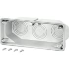 GUSTAV HENSEL - Flangia di montaggio, con spazio per sistemazione cavo 3x M40/50/63