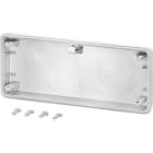 HENSEL - Flangia di montaggio, senza precompressioni, superficie utilizzabile 215x88 mm