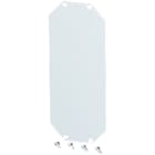 GUSTAV HENSEL - Piastra di montaggio in materiale isolante 4 mm di spessore, per quadri di distribuzione Mi vuoto Mi 01.. MI MP 1