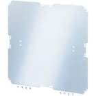 GUSTAV HENSEL - Piastra di montaggio in materiale isolante 4 mm di spessore, per quadri di distribuzione Mi vuoto Mi 01..