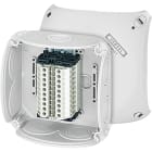 HENSEL - Morsettiera 1,5-6 mmq, 10 terminali WT 4, con fissaggio esterno