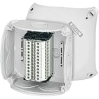 HENSEL - Morsettiera 1,5-6 mmq, 12 terminali WT 4, con fissaggio esterno