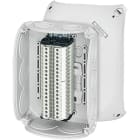 HENSEL - Morsettiera 1,5-6 mmq, 19 terminali WT 4, con fissaggio esterno