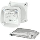 GUSTAV HENSEL - Cassetta di derivazione, cavi 1,5-2,5 mmq, 3 fasi, 4 mmq 1 fase, 5 poli, grigio WP 0402 G