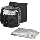 GUSTAV HENSEL - Cassetta di derivazione, cavi 1,5-4 mmq, 3 fasi, 6 mmq 1 fase, 5 poli, nero WP 0404 B