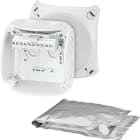 GUSTAV HENSEL - Cassetta di derivazione, cavi 1,5-4 mmq, 3 fasi, 6 mmq 1 fase, 5 poli, grigio