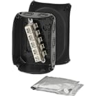 GUSTAV HENSEL - Cassetta di derivazione cavi 2,5-10 mmq, 3 fasi, 16 mmq 1 fase, 5 poli, nero