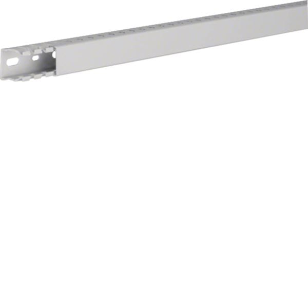 HAGER BOCCHIOTTI - TD-HF 25X25 LG Canaletta per cablaggio HF modulo 12,5 feritoia 5 GRIGIO CHIARO
