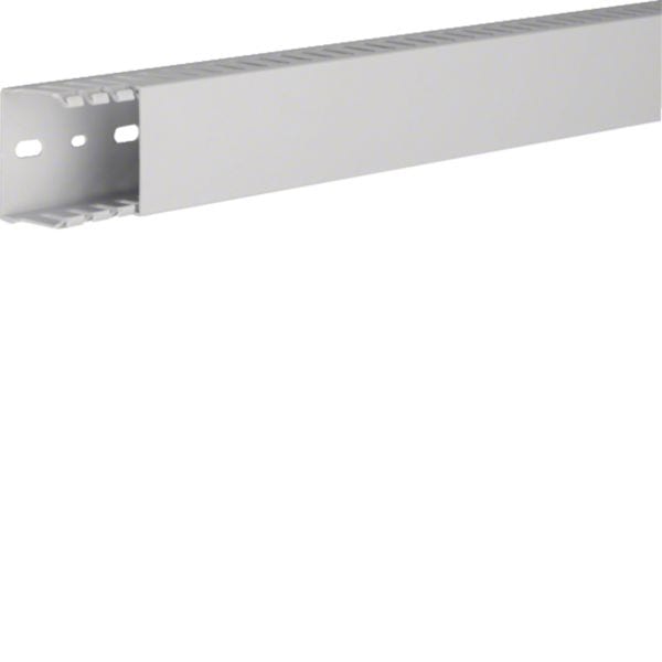HAGER BOCCHIOTTI - TD-HF 50X37 LG Canaletta per cablaggio HF modulo 12,5 feritoia 5 GRIGIO CHIARO