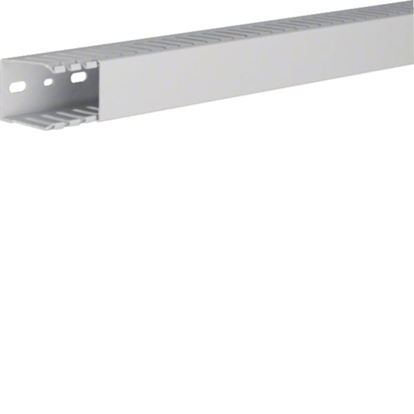 HAGER BOCCHIOTTI - TD-HF 37X50 LG Canaletta per cablaggio HF modulo 12,5 feritoia 5 GRIGIO CHIARO