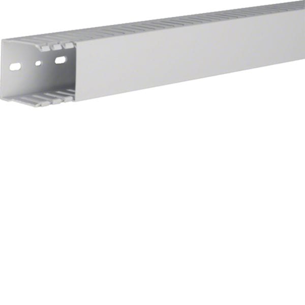 HAGER BOCCHIOTTI - TD-HF 50X50 LG Canaletta per cablaggio HF modulo 12,5 feritoia 5 GRIGIO CHIARO